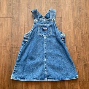 Osh kosh vintage jean overall skirt